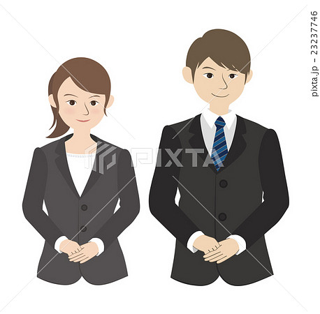 スーツの男女 23237746