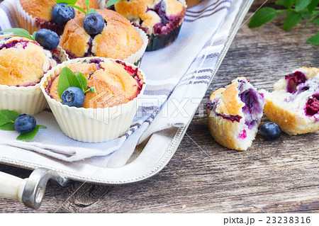 cupcakes with blueberry 23238316