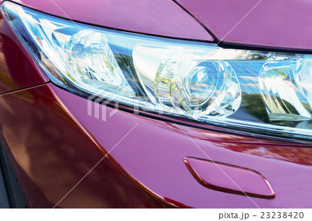 red car headlights red car headlights 23238420