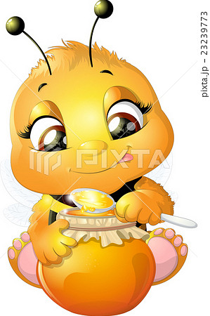 bee on a white background bee on a white background 23239773