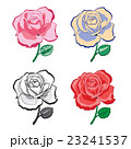 Set of artistic hand drawing roses 23241537