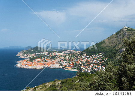 Dubrovnik old town and Mount Srd, Croatia 23241563