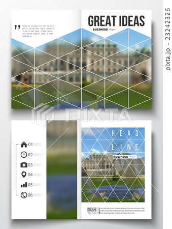 Set of business templates for brochure, magazine 23242326