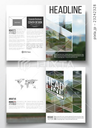 Set of business templates for brochure, magazine 23242328