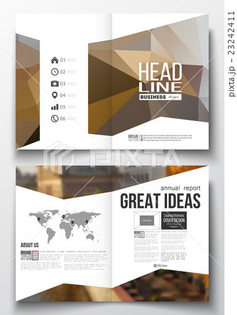 Set of business templates for brochure, magazine Set of business templates for brochure, magazine 23242411
