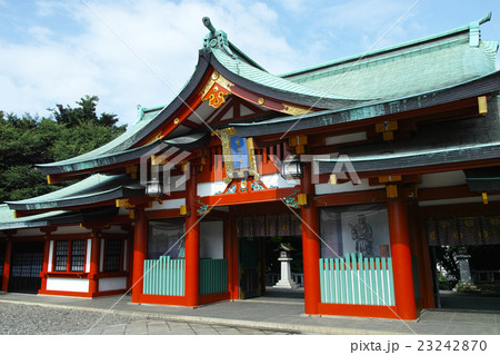 東京 日枝神社の神門 東京 日枝神社の神門 23242870