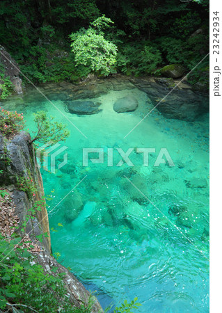 阿寺渓谷-熊が淵（長野県大桑村） 23242934