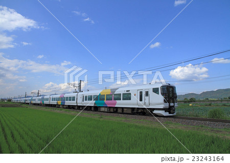 大糸線　安曇野の夏 23243164