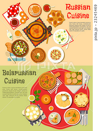Everyday meals of russian and belarusian cuisine Everyday meals of russian and belarusian cuisine 23245469