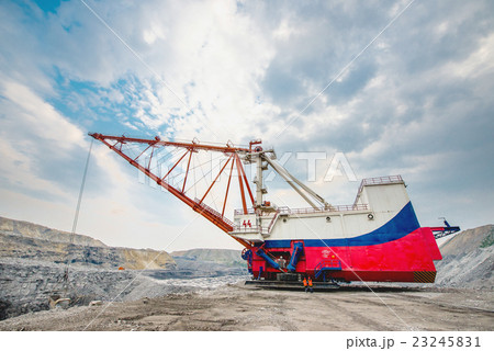 Coal mining in open pit Coal mining in open pit 23245831