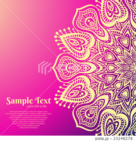 Vector Beautiful Mandala. Vector Beautiful Mandala. 23246278