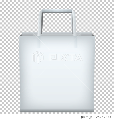 紙袋_白色_紙扁線 23247473