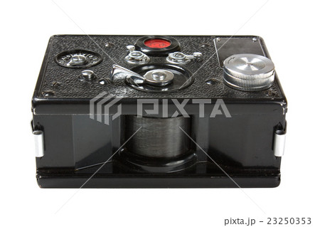 old panoramic camera isolated 23250353