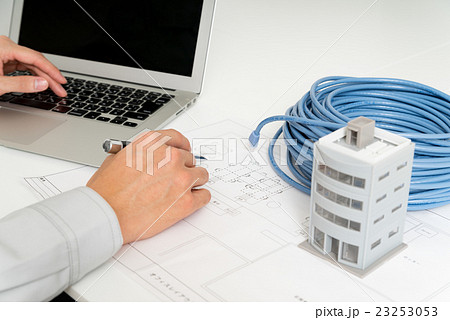 ネットワーク工事イメージ ネットワーク工事イメージ 23253053
