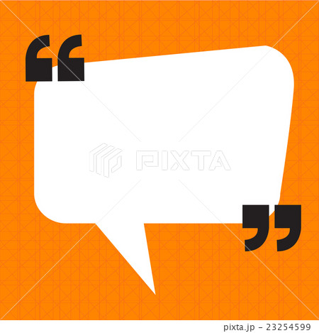 Quotation Mark Speech Bubble sign  Quotation Mark Speech Bubble sign  23254599