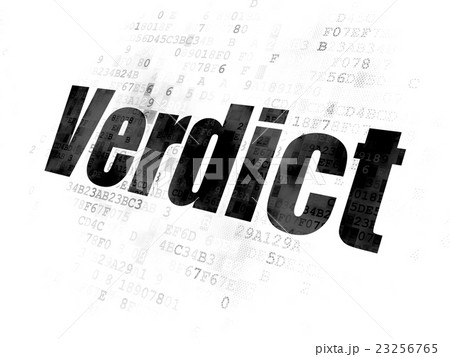 Law concept: Verdict on Digital background 23256765