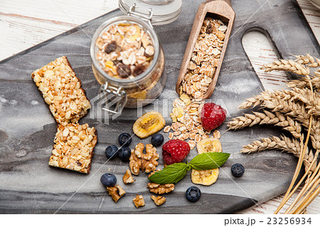 Muesli with berries Muesli with berries 23256934
