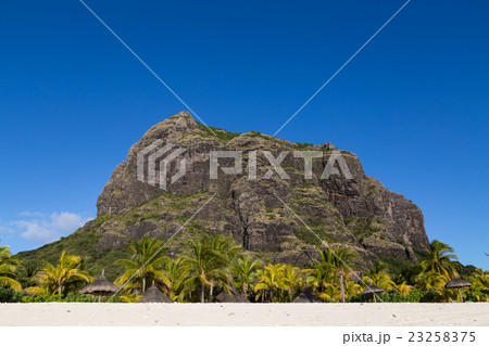 Le Morne Brabant Mauritius with blue sky 23258375