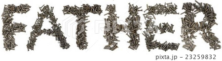 Word father written with Self-Tapping Screw Word father written with Self-Tapping Screw 23259832