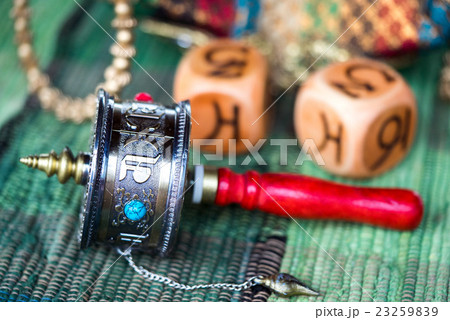A Tibetan Prayer Wheel A Tibetan Prayer Wheel 23259839