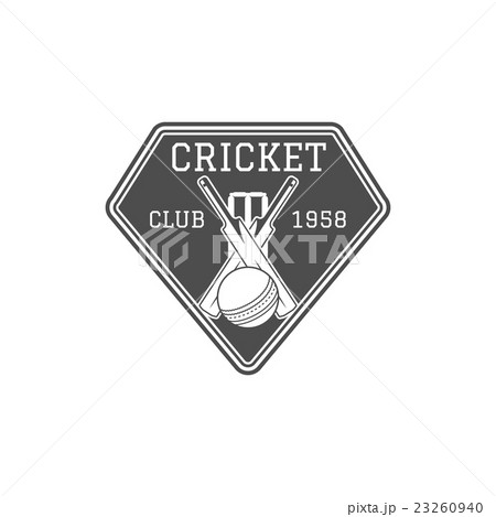 Cricket club emblem and design elements. team Cricket club emblem and design elements. team 23260940