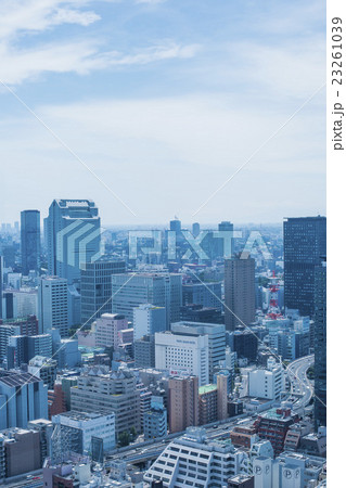 東京都市風景 ノスタルジックの写真素材