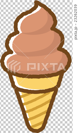 ソフトクリーム（チョコ） 23262039