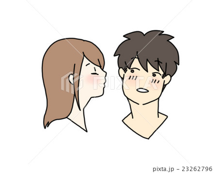 キス カップルシリーズ のイラスト素材