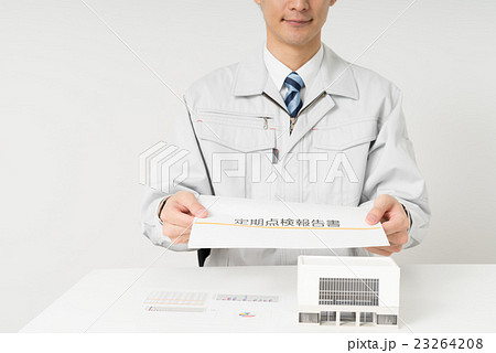 ビル模型と技術者 ビル模型と技術者 23264208