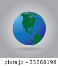 Globe icon with smooth vector shadows 23268198