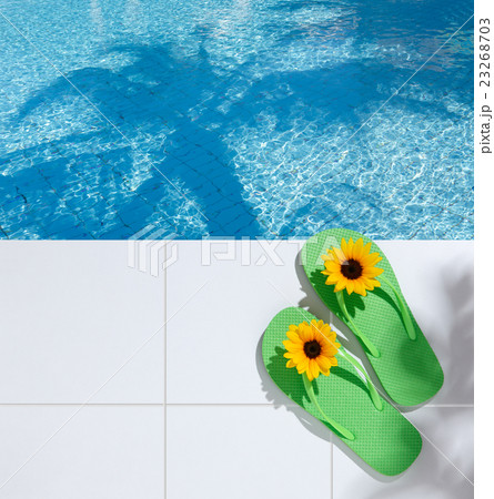 プールサイド プールサイド 23268703