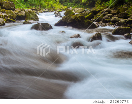 水流のスローシャッター 水流のスローシャッター 23269778