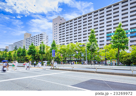 三田線　高島平駅　駅前風景 23269972