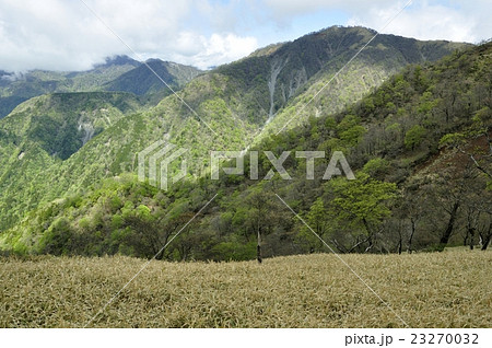 晴れ行く丹沢山地 23270032