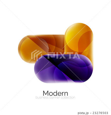 Colorful glossy glass bubbles for text 23276503