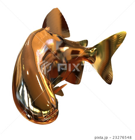 3D Illustration Golden Fish 3D Illustration Golden Fish 23276548