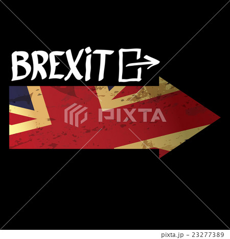 Brexit Text Isolated. United Kingdom Exitのイラスト素材 [23277389] - PIXTA