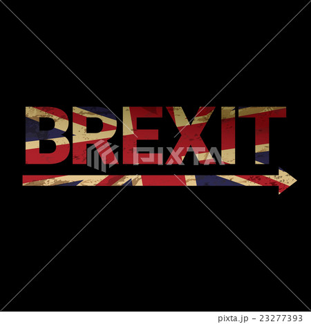 Brexit Text isolated. United Kingdom exit 23277393