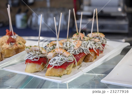 Pintxos or tapas 23277916