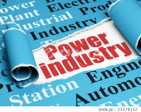 Manufacuring concept: red text Power Industry Manufacuring concept: red text Power Industry 23278132