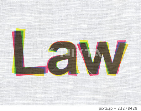 Law concept: Law on fabric texture background 23278429