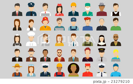 Professions Vector Flat Icons. 23279210