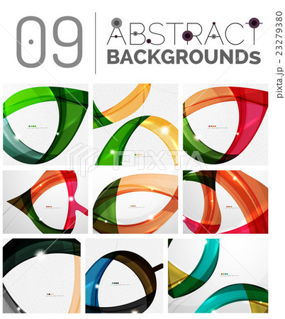 Pack of vector abstract backgroundsのイラスト素材 [23279380] - PIXTA