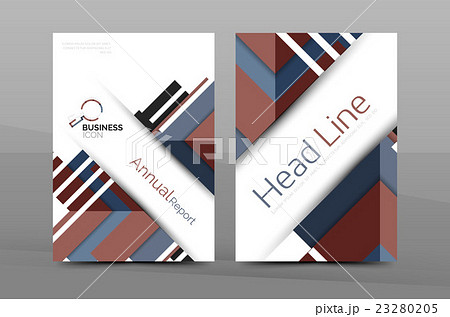 Colorful annual report cover 23280205