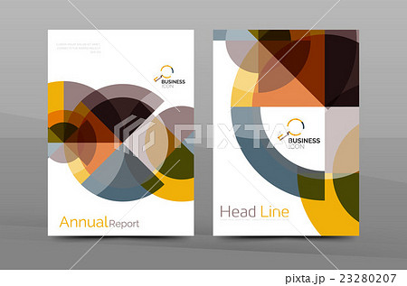 Colorful annual report cover 23280207