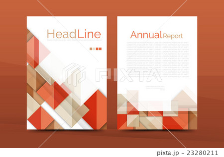 Geometric shapes design a4 cover Geometric shapes design a4 cover 23280211