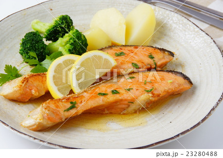 サーモンソテー 23280488