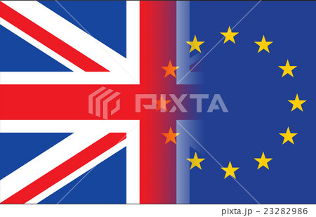 Flags of the United Kingdom and the European Union Flags of the United Kingdom and the European Union 23282986