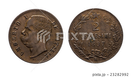 King Umberto I Kingdom of Italy 2 cent Lire copper 23282992