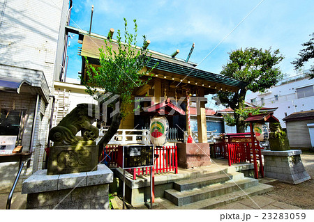 皆中稲荷神社　拝殿　2014年8月　（ 皆中神社 ）　東京都 新宿区 百人町 23283059